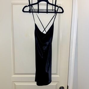 H & M satin mini dress